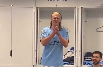 Erling Haaland delivers passionate speech after breaking Premier League record