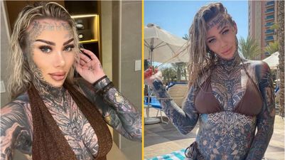 Britain’s most tattooed woman gets turned away from bars and ‘mistaken for a gang member’