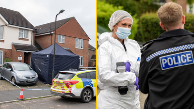 Woman, 61, and man, 64, arrested after woman found dead in her Surrey home