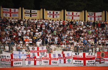 England fan ‘chased out of bar with large machete’ in Malta