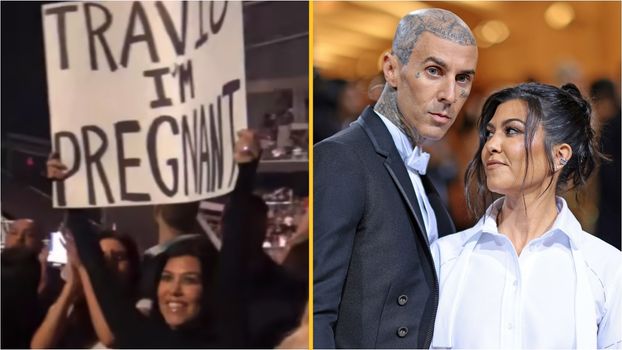 Kourtney Kardashian and Travis Barker expecting first child together