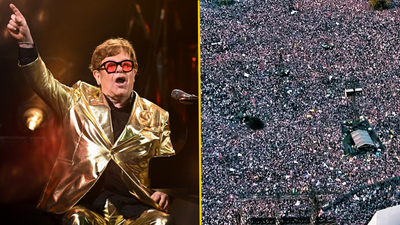 Viewers stunned by ‘biggest ever’ Glastonbury crowd for Elton John’s final UK performance