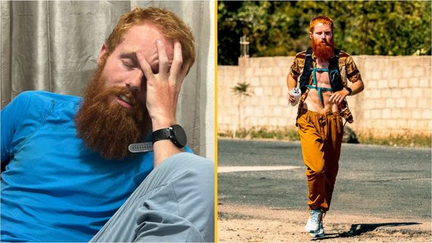 Hardest geezer Russ Cook trying to run the length of Africa