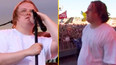 Lewis Capaldi forced to end Glastonbury set early as crowd helps sing while he ‘struggles’