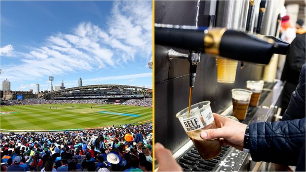 Self-serve bar at the Oval