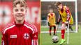 Amputee footballer, 12, selected for England after just 18-months of playing