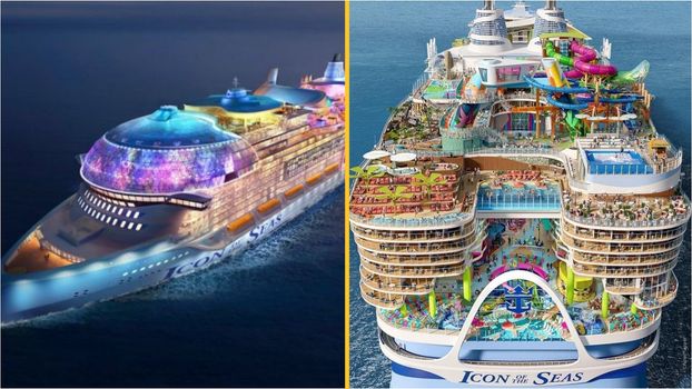 Cruise ship five times bigger than Titanic to make its maiden voyage next year