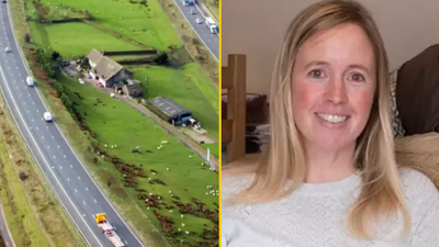 Woman from house in middle of M62 motorway says noise is ‘grating’