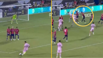 Fans think Lionel Messi’s free-kick was ‘rigged’ after FC Dallas own goal