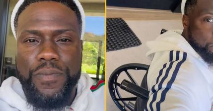 Kevin Hart is in a wheelchair after incredibly nasty injury