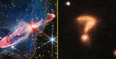 James Webb Telescope captures bizarre galaxy that looks like a question mark