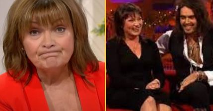 Lorraine Kelly shares clip of Russell Brand calling her a sl** and touching her thigh