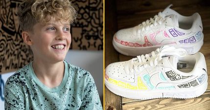 Boy, 13, who kept being told off for doodling at school ended up with Nike deal