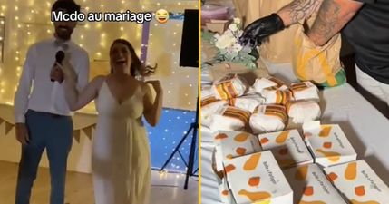 Newlyweds called ‘cheap’ for serving guests huge McDonald’s spread at wedding