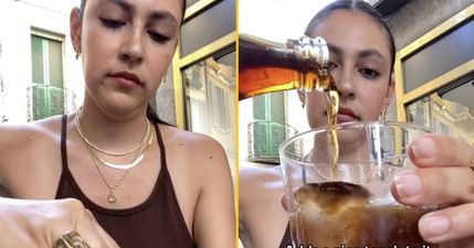 Woman sparks debate after adding lemon to her coke