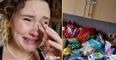 Mother in tears after stranger pays for her food shop