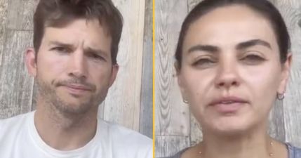 Viewers spot strange detail in Ashton Kutcher and Mila Kunis apology video