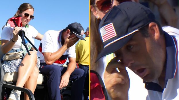 Scottie Scheffler tears