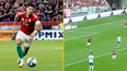 Liverpool’s Dominik Szoboszlai produces ridiculous pass from his own box for Hungary