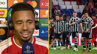 Gabriel Jesus cracks Man United joke after Arsenal’s Champions League win