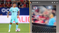 Joao Cancelo shares footage of illegal stream on Instagram story