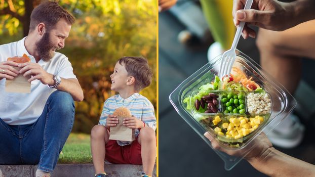 Dad secretly gives son meat and dairy behind vegan wife's back