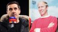 Gary Neville pays tribute to ‘the greatest English player’ Sir Bobby Charlton