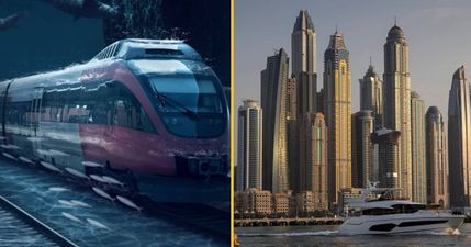 Dubai is working on building a 1,200 mile underwater train to India