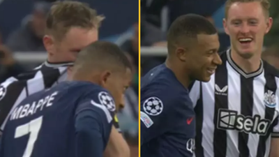 Sean Longstaff thought he got Kylian Mbappe’s shirt but was pied off