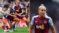 Aston Villa women’s team wear ‘wet-look’ kit despite concerns