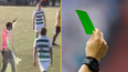 Referee once gave player a green card in football game