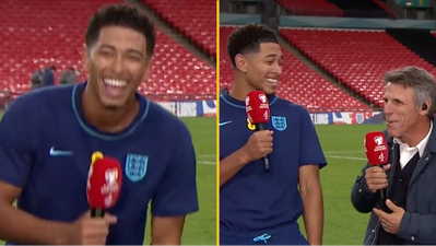 Jude Bellingham left in hysterics by bizarre Zola ‘breastfeeding’ comment