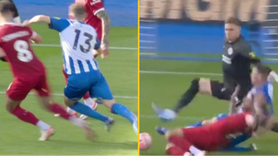 Fans left confused after Pascal Gross avoids red card for Brighton