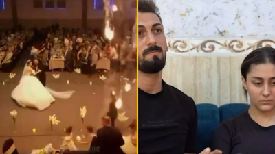 Bride and groom say they’re ‘dead inside’ after more than 100 people died at their wedding