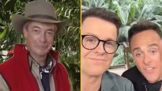 Nigel Farage responds to I'm A Celeb backlash with resurfaced Ant and Dec video