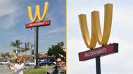 McDonald’s flipped iconic golden arches to make a powerful statement
