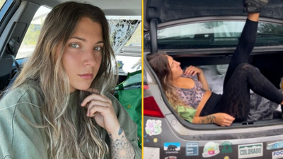 Woman slammed for glamourising homelessness after quitting job to live in car