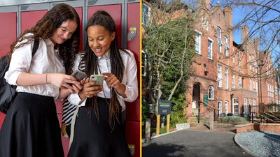 School in UK is first to force pupils to lock their phones away until the end of the day
