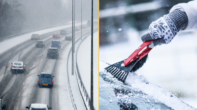 Met Office issue snow and ice warning for UK tonight