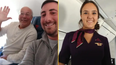 Dad books six flights to spend Christmas with flight attendant daughter during her shifts