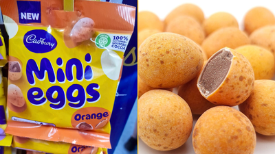 Orange flavour Mini Eggs have arrived in time for Christmas