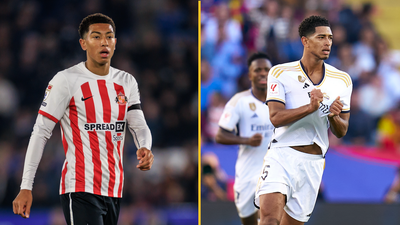 Jobe Bellingham doesn’t have his last name on the back of his shirt like brother Jude