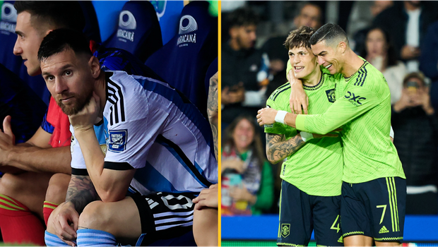 Messi Garnacho Ronaldo