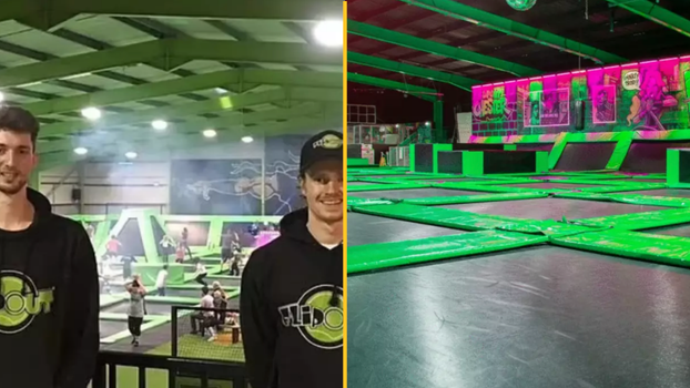 Trampoline park jail