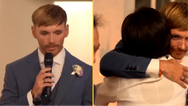 Man secretly learns Korean for a year to surprise bride at wedding speech