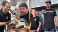 Dave Grohl feeds homeless on day off during Foo Fighters tour