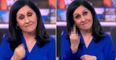 Viewers stunned as BBC presenter randomly gives the finger live on air