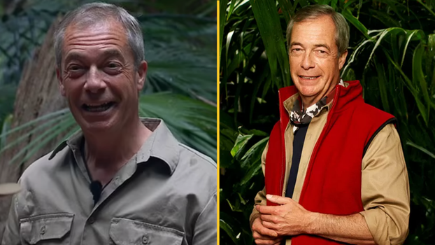 Nigel farage in I'm a Celeb final