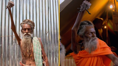 Incredible reason this man hasn’t put his arm down in 50 years