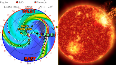 Warnings issued over internet blackouts as huge solar storm to hit Earth today